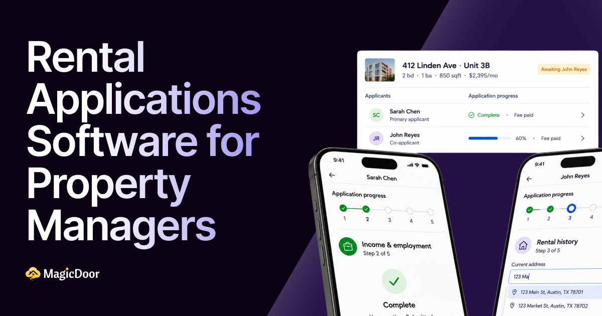 Rental Applications Software for Property Managers | MagicDoor
